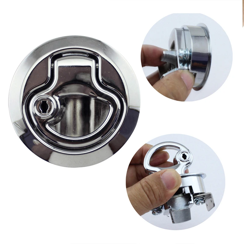 2 шт. &quotМорская Лодка из цинкового сплава хромированная готовая защелка смывной