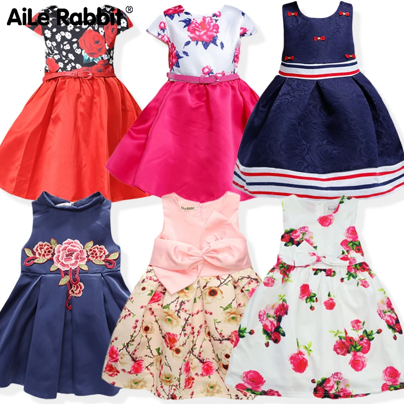 2019 Girls Princess Dress Kids Chiffon Flower Lace Embroidered Tank Top Children's Wear INS For 3-12 Years Old | Детская одежда и