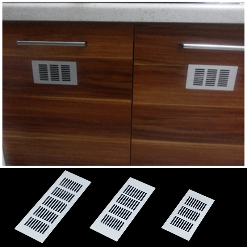 Для шкафа шкаф вентиляционное отверстие решетка Алюминиевая 80*200/80*300/80*350 3 Размер