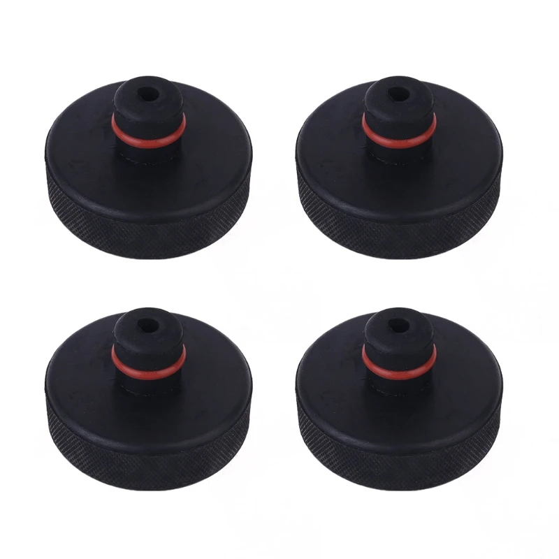 

K0AF 4pcs/set Jack Lift Adapter Jack Point Pad Adapter Protects Battery Paint and Chassis from Damage for Tesla Model 3