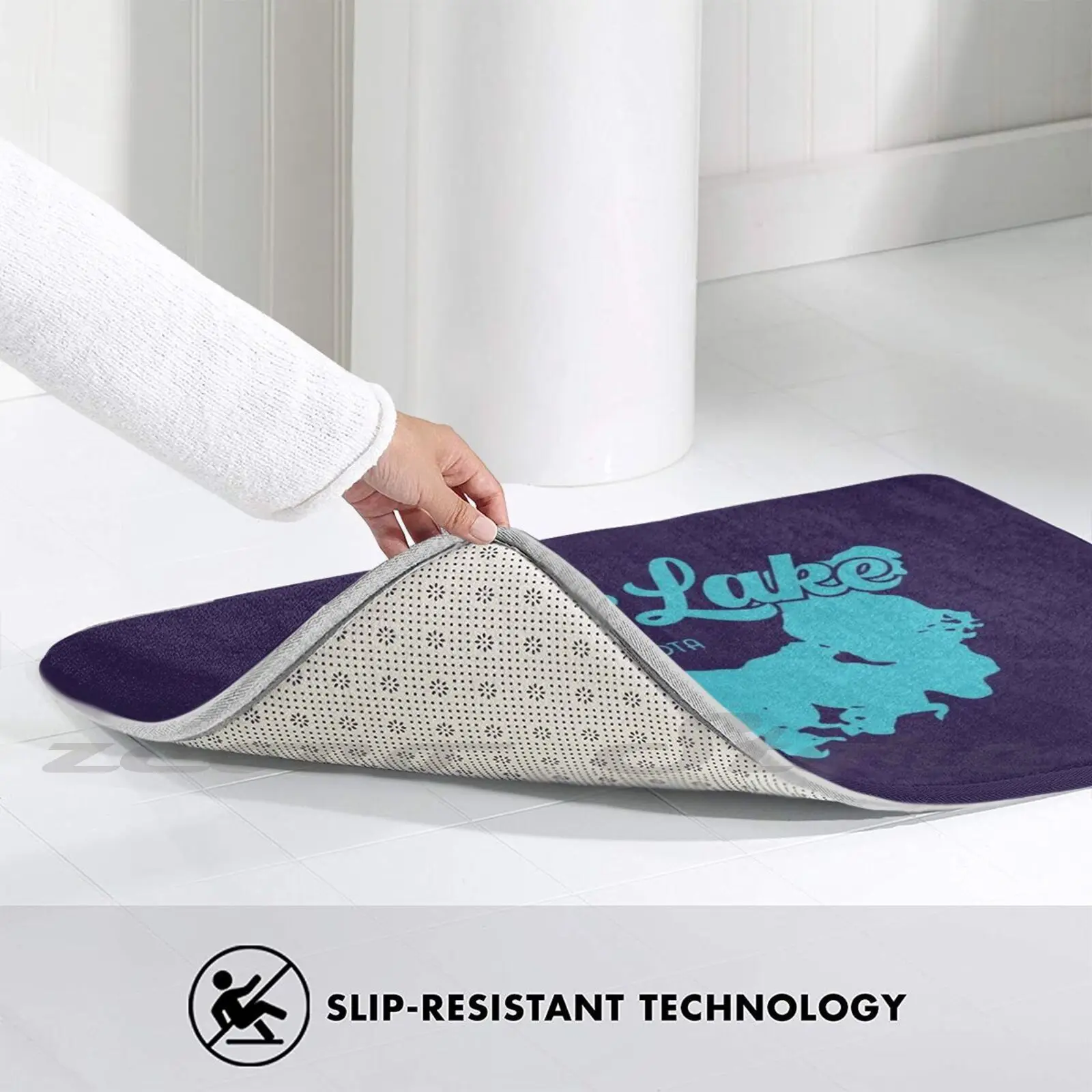 Олень озеро олень река Mn Ретро мягкий коврик для двери нескользящий поглощения