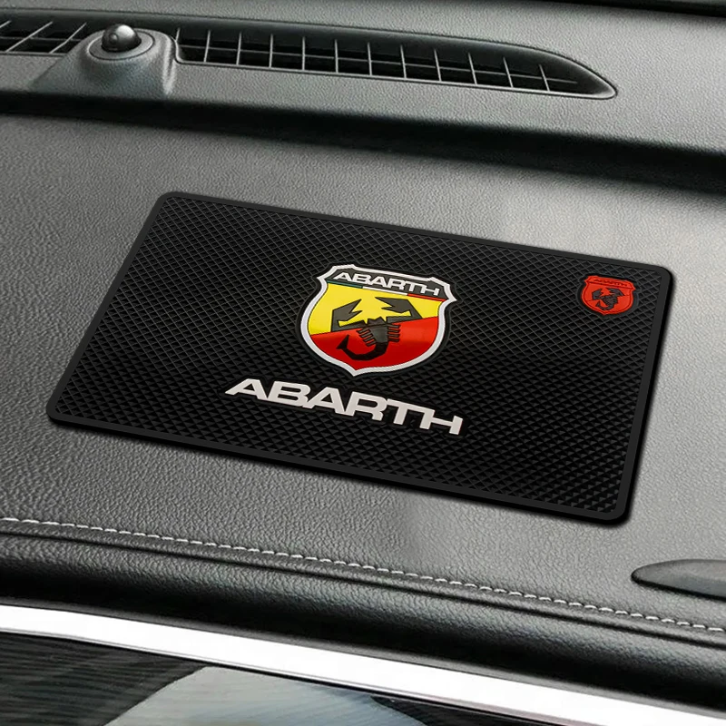 

Car Styling Non-Slip Pad Dashboard Sticky Anti-Slip Mat Car Phone Sunglasses Holder For Abarth 500L 124 Spider Coupe Panda Doblo