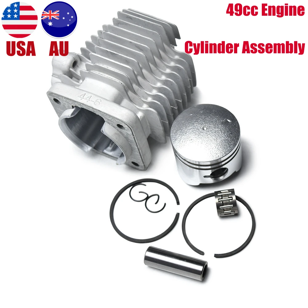 Части цилиндра с большим отверстием поршня TDPRO 44 мм корпус в сборе для двигателя 2