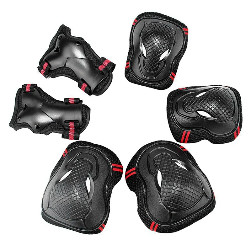 Child's Pad Set Kids' Cycling Roller Skating Knee Elbow Wrist Protective 6Pcs | Спорт и развлечения