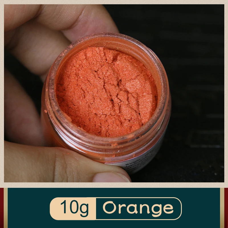 Съедобный пищевой порошок 10 г оранжевый краситель для украшения торта выпечки и