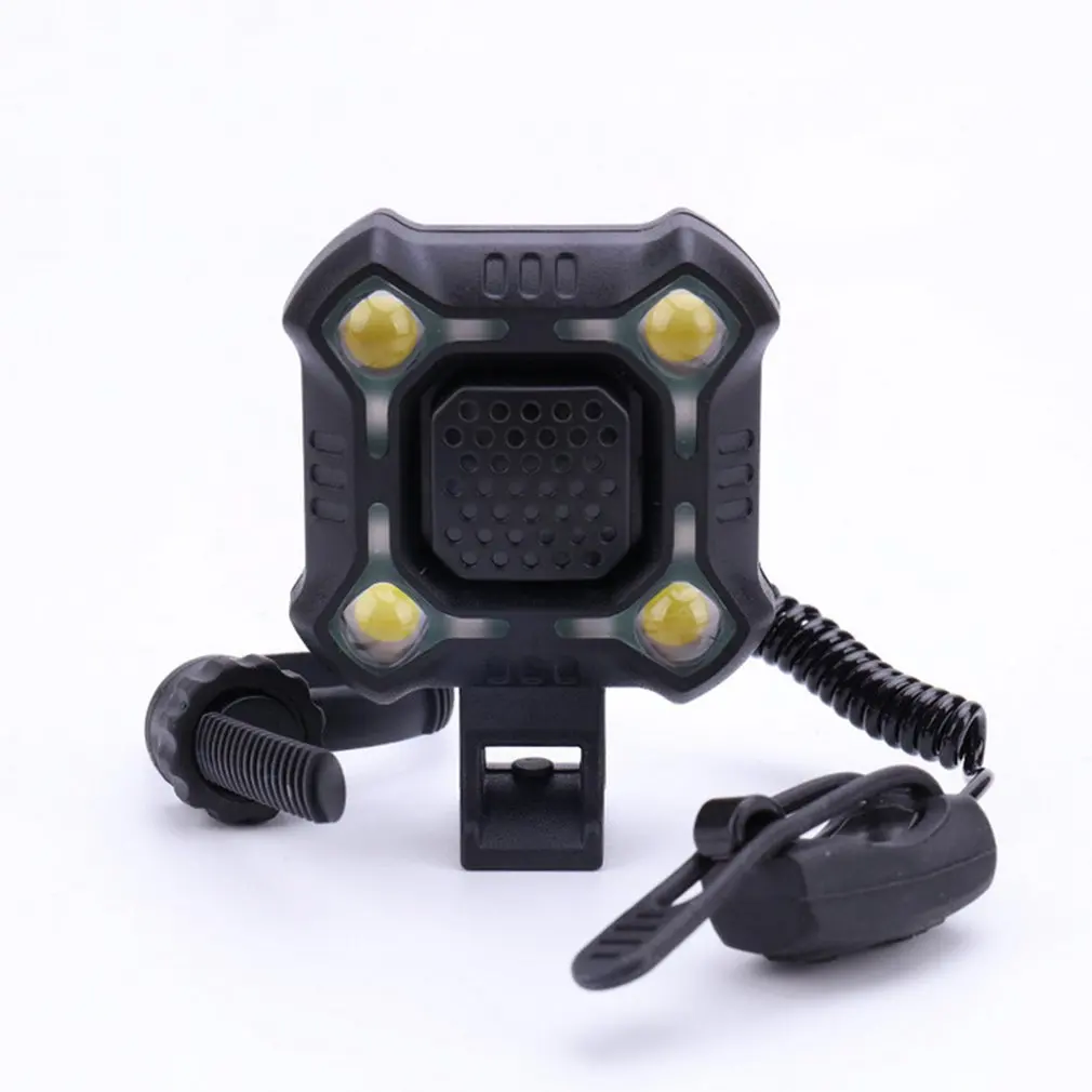 

Ultra Bright Electric Bicycle Bell USB Charging Bike Horn Light Headlight Cycling 2018 Hot Sale Dropshipping