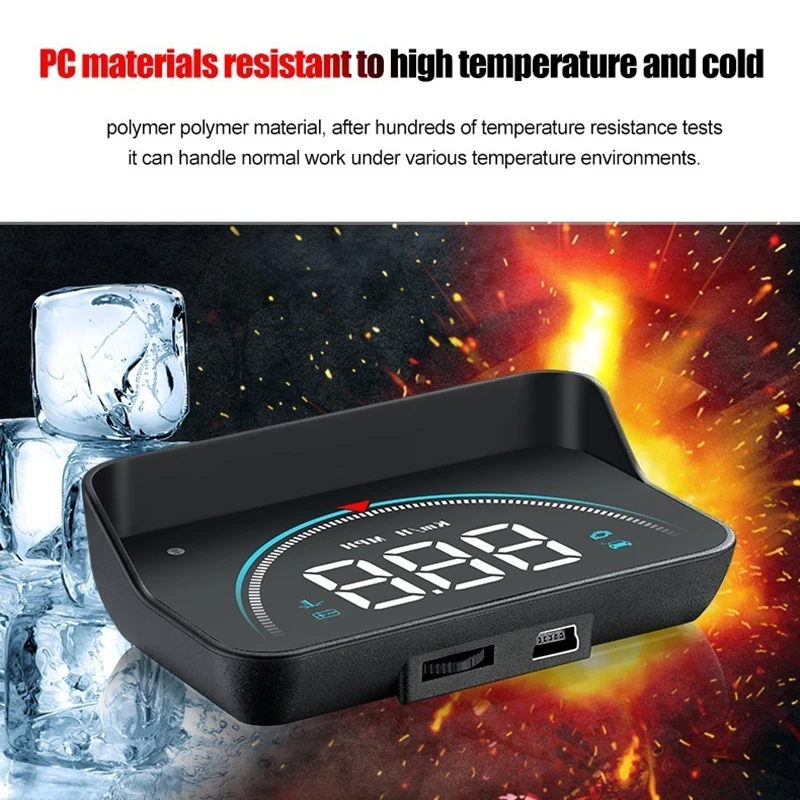 Автомобильный проекционный дисплей M8 HUD OBD2 II Предупреждение о превышении