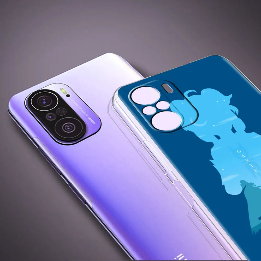 Soft Clear Case For Xiaomi Redmi Note 10 9 8 Pro 9S 10S 8T 9A 9C K40 7 9T 8A Shockproof Silicone Phone Cover Genshin Impact Game