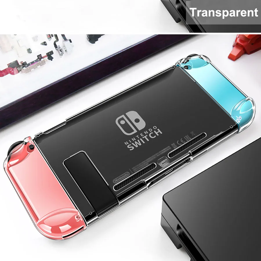 18 Nintendo switch шаблон Защитный чехол красочный жесткий корпус+ 4 Аналоговые крышки для nintendo Switch консоли Joy-con аксессуары - Цвет: 18