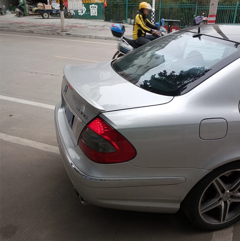 Спойлер для Mercedes Benz W211 E63 E200 E350 E280 спойлер из АБС материала заднего крыла