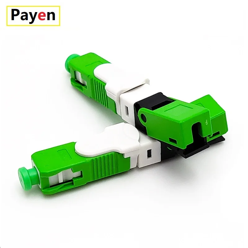 

Free Shipping 50PCS FTTH ESC250D SC APC Single-Mode Fiber Optic Quick Connector FTTH SM Optic Fast Connector