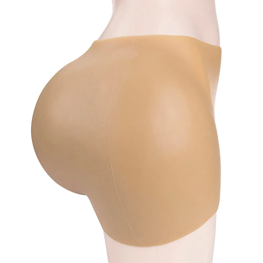 5 3-110cm Information Full Silicone Hips Ass Enhancer Shaper Panty Shaped Has 3 Size Thickness Beige Pants Body Shaper Gift 2019