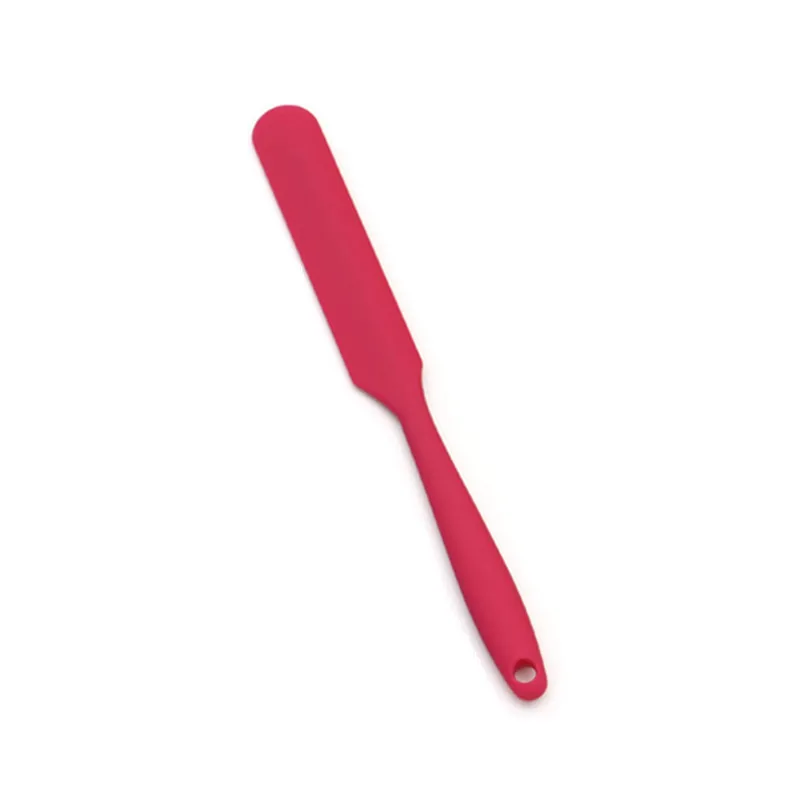 Rose Red Силиконовый шпатель, термостойкий гибкий антипригарный, тонкий шпатель, лучше всего подходит для банок, блендера и многого другого - Цвет: Rose Red