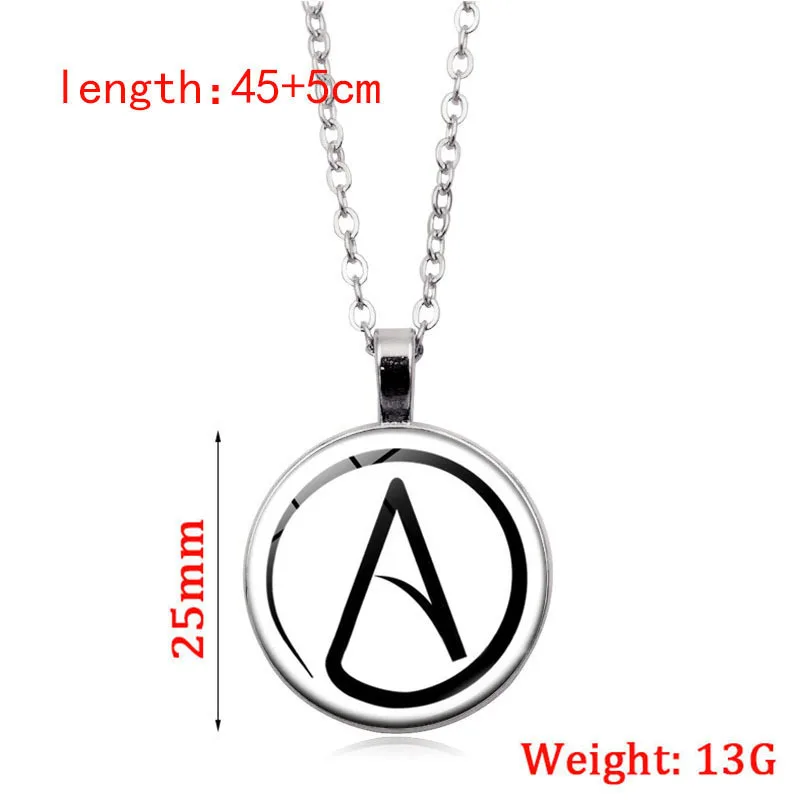 Новый стиль личности в британском ретро стиле атеист атеизм символ стеклянный