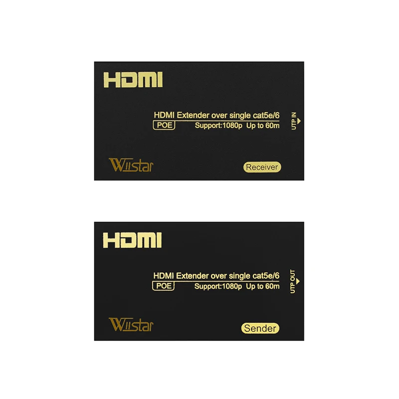 Удлинитель HDMI через удлинитель POE Ethernet RJ45 5e/6 кабель как сплиттер | Электроника