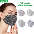 Кружевная маска для взрослых KN95mask FFP2mask для женщин и мужчин, маски для защиты, черная маска с цветочным принтом, черная маска для взрослых FPP2