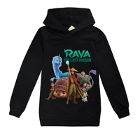 2 16y kids raya and the last dragon clothes toddler girl hooded sweater spring autumn sportswear boys long sleeve sweatshirts