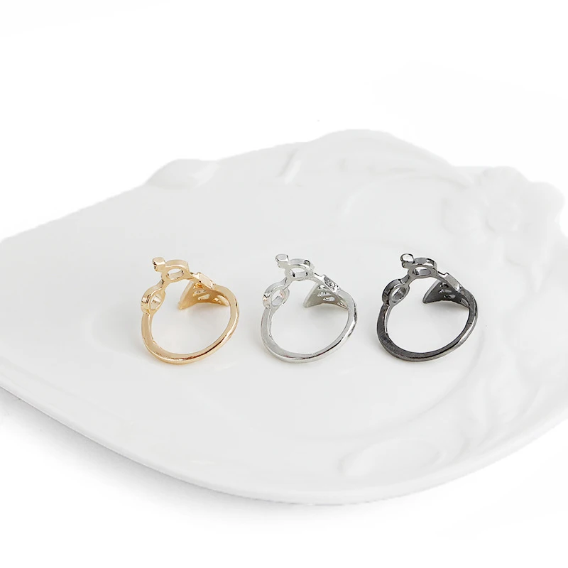 Geometric Patterns Creative Ring Alloy Triangle Glasses Wedding Rings Women Minimalist Knuckle Fashion Jewelry Gifts | Украшения и