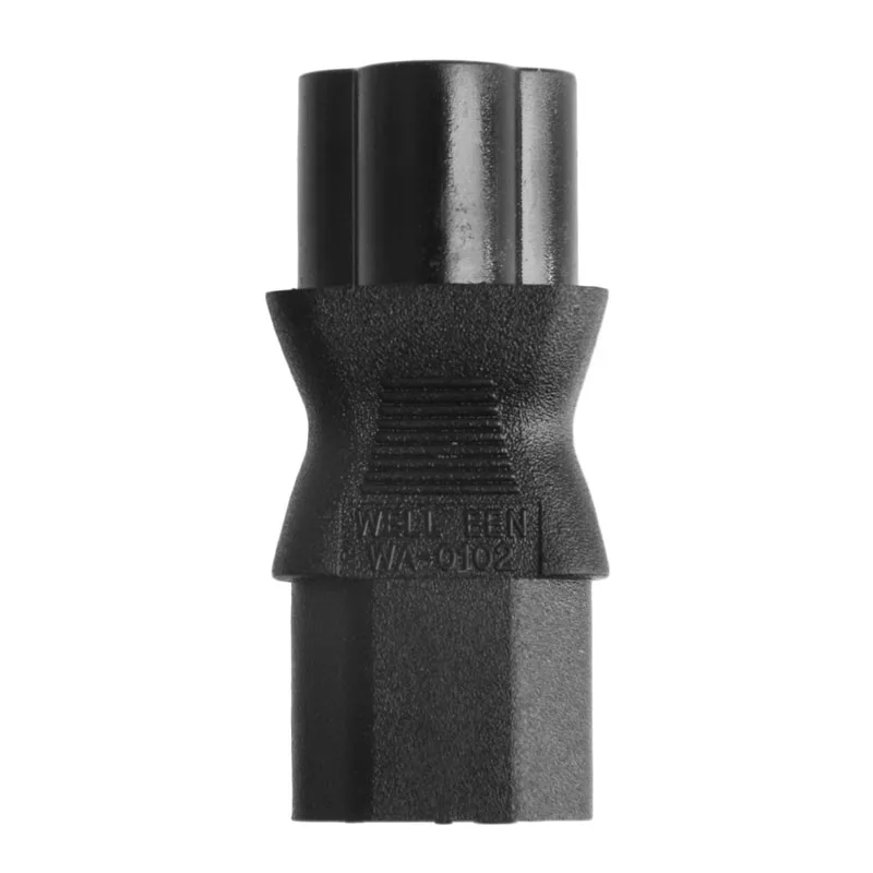 IEC 320 3-Pin C13 мама к C6 мужской Cloverleaf Plug AC адаптер питания конвертер |