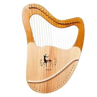 byla 21 string lyre harplyakinwooden lyre harpheart shaped harps with tuning wrenchfor beginnersmusic loverskidsetc
