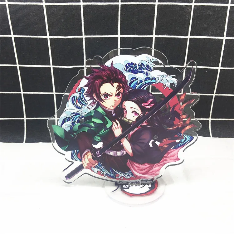 Аниме демон убийца Kimetsu no Yaiba брелок Kamado Tanjirou Hashibira Inosuke Tomioka Giyuu милый забавный мультфильм акриловый брелок