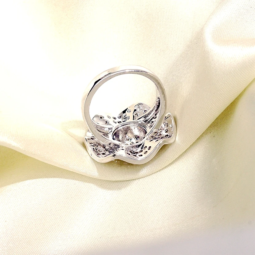 Винтажные Цветочные популярные кольца уникальные большие для женщин золотого