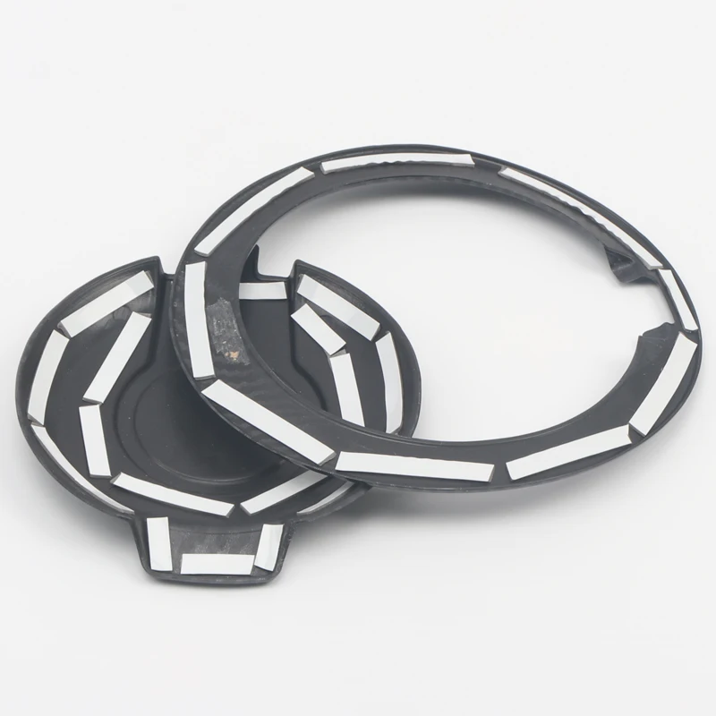 

For Dodge Challenger 2015 2016 2017 2018 2019 accessories ABS Carbon Fiber Style Fuel Gas Tank Cap Cover Trim Pad Stickers