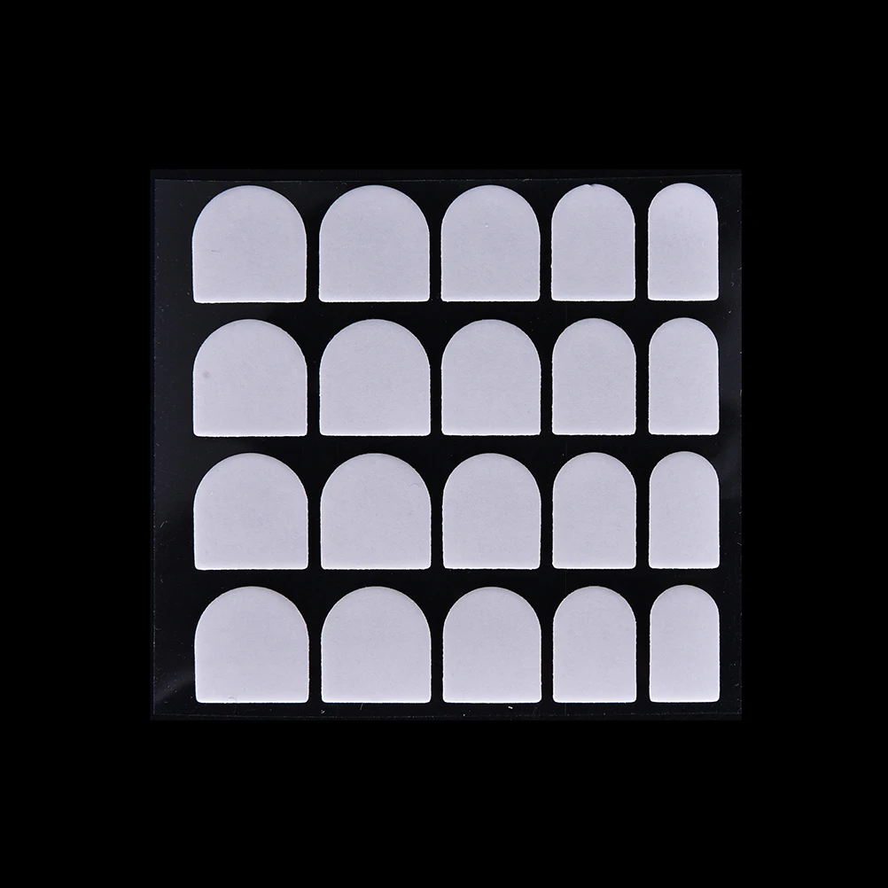 5 листов ногтей искусство Двухсторонняя клейкая лента милые Липкие накладные