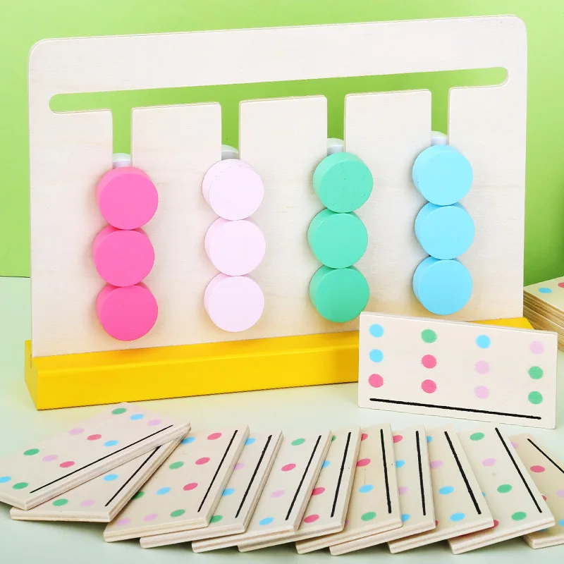 Фото Early Education Children's Mental Intelligence Game Thinking Training Puzzle Color Matching Board Early Education Children's Mental Intelligence Game Thinking Training Puzzle Color Matching Board