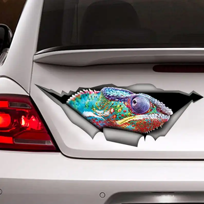 

Chameleon car decal, reptile decal, chameleon sticker