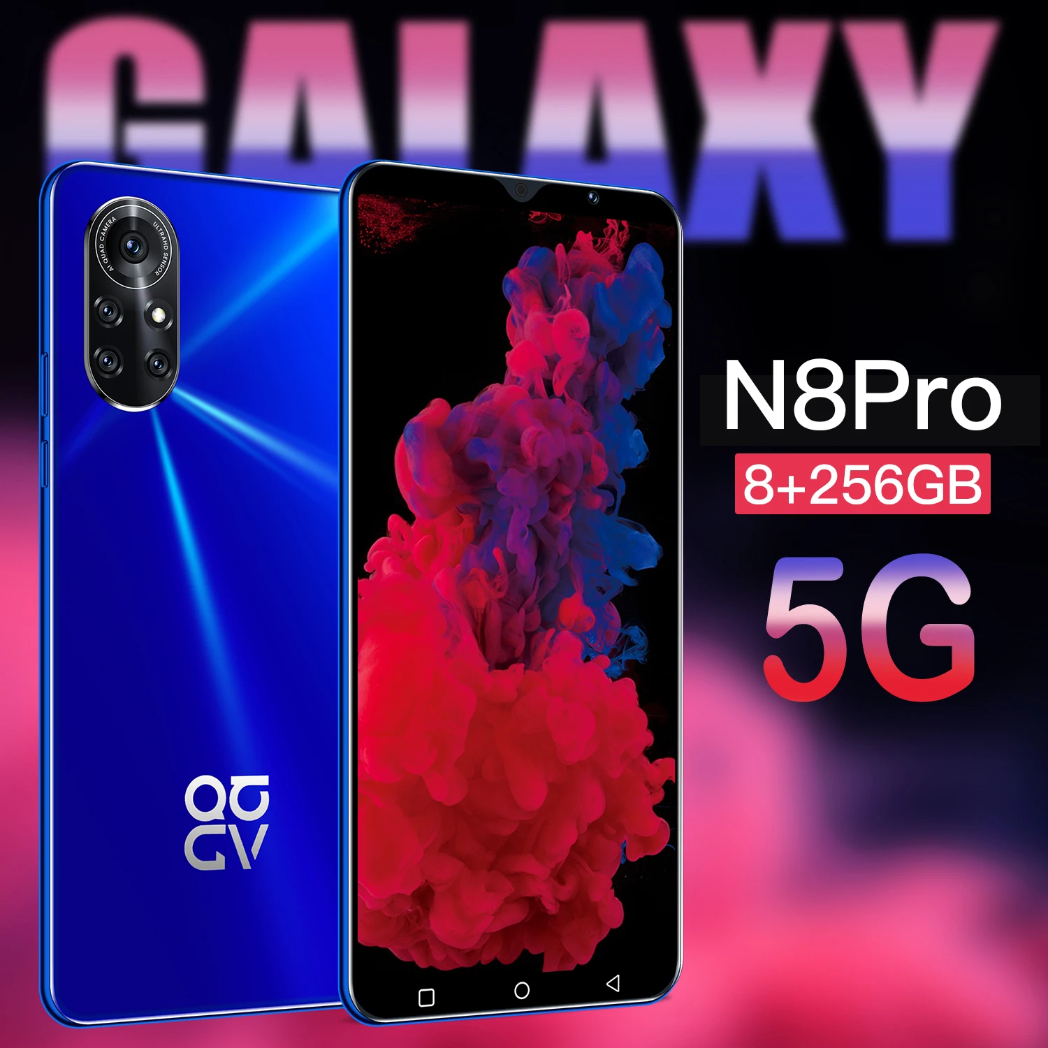 

New Type Global Version Nowa8 Pro HD Screen 5G 6800mAh 6.0'' Android10.0 10 Core 12GB 512GBCellphone Mobile Phone Smartphone