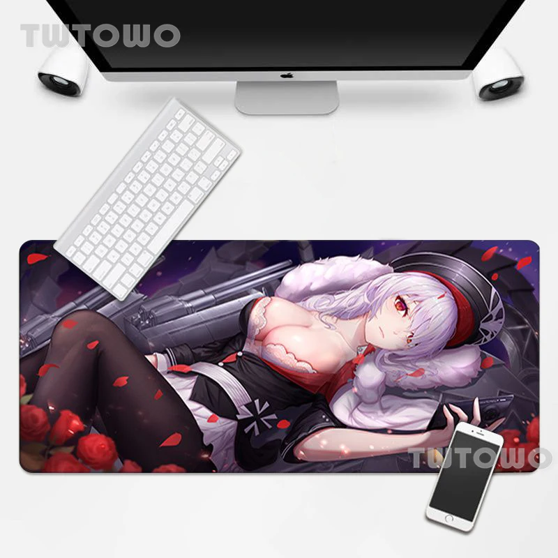 

Azur Lane Sexy Girl Mouse Mat Mousepad Keyboard Pad Mouse Mat Desk Mat MousePad Non-slip Laptop Computer New Home Mice Pad