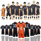 Haikyuu Косплей Karasuno костюм старшая школа волейбол клуб Хината шоё спортивная одежда Джерси Униформа Хината шоё нишиноя Yuu