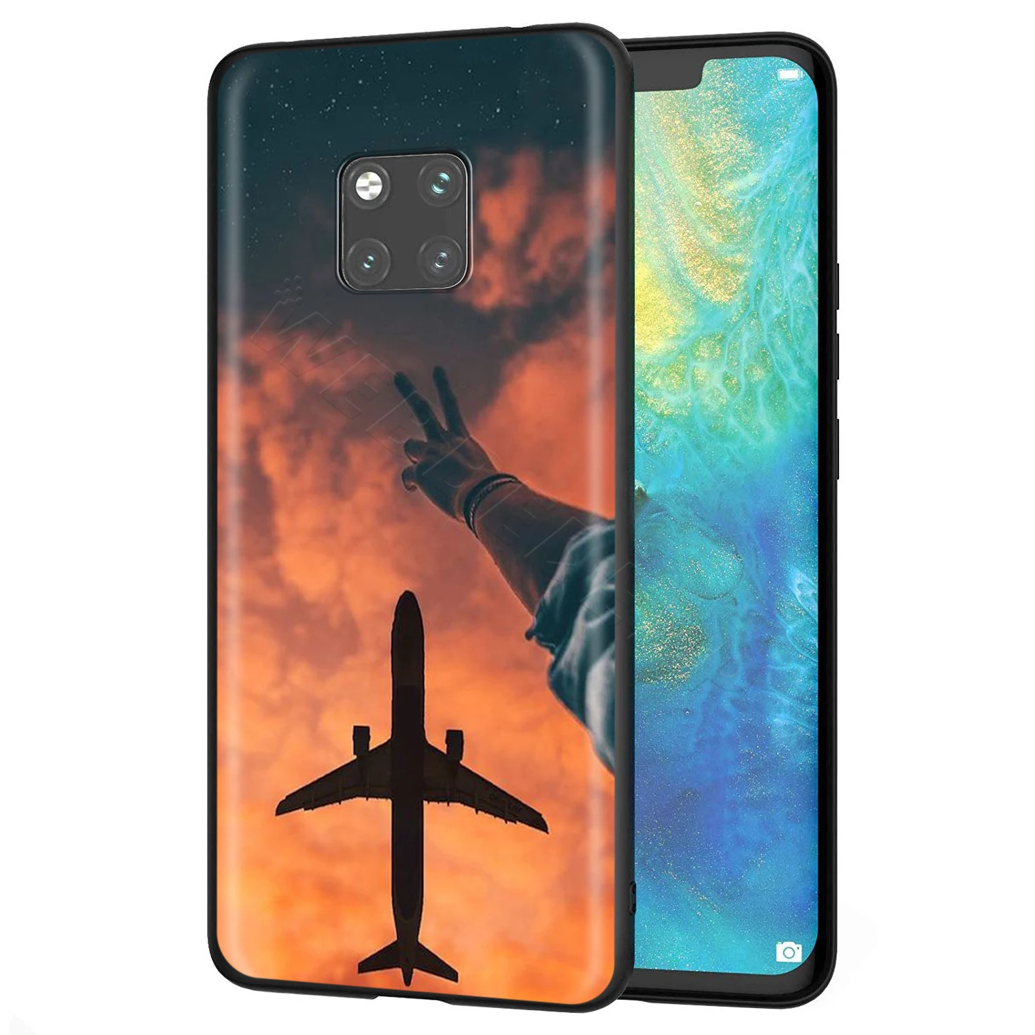 Webbedepp чехол для путешествий с самолетом Huawei P8 P9 P10 P20 P30 Lite Pro P Smart Z 2019 Mini|Бамперы| |