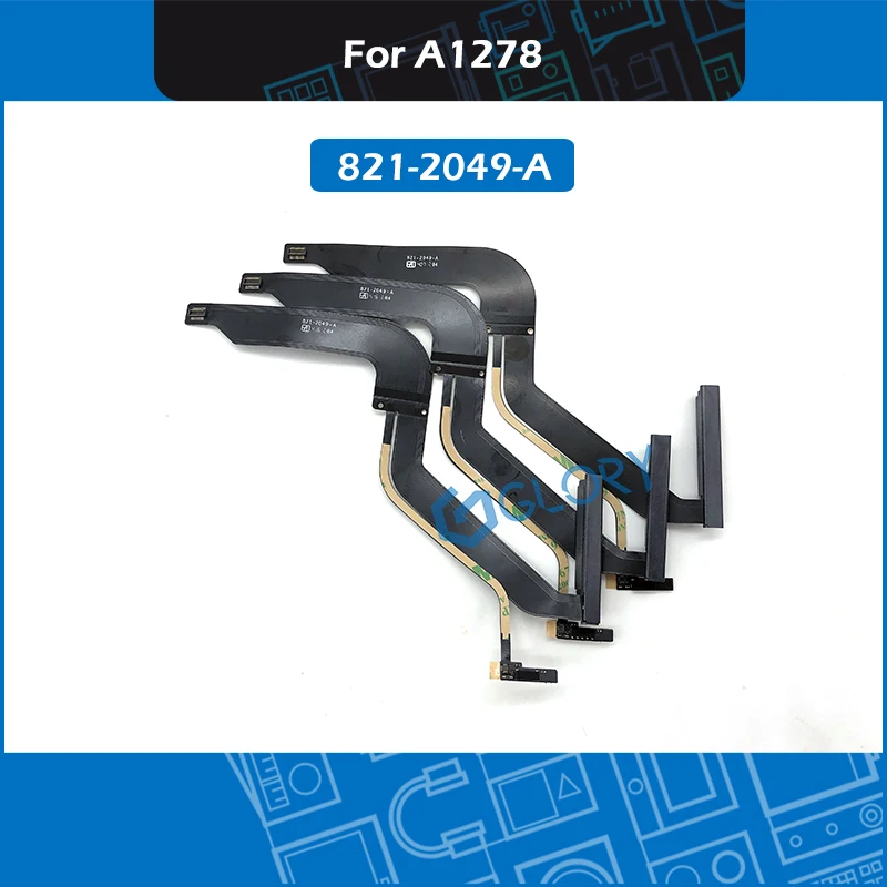 

100 шт./лот A1278 821-2049-A кабель для жесткого диска Macbook Pro 13,3 дюйма кабель для жесткого диска 923-0104 923-0741 Mid 2012 MD 101xx/A