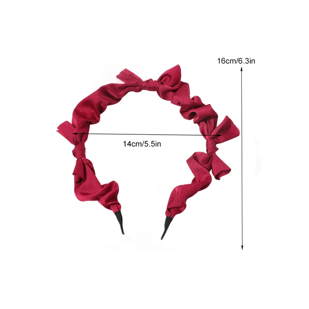 

Bow Headband For Women Hair Band Girl Knotted New Retro Bow Hair Band Ins Super Sweet Fairy Headband Hair Accessories