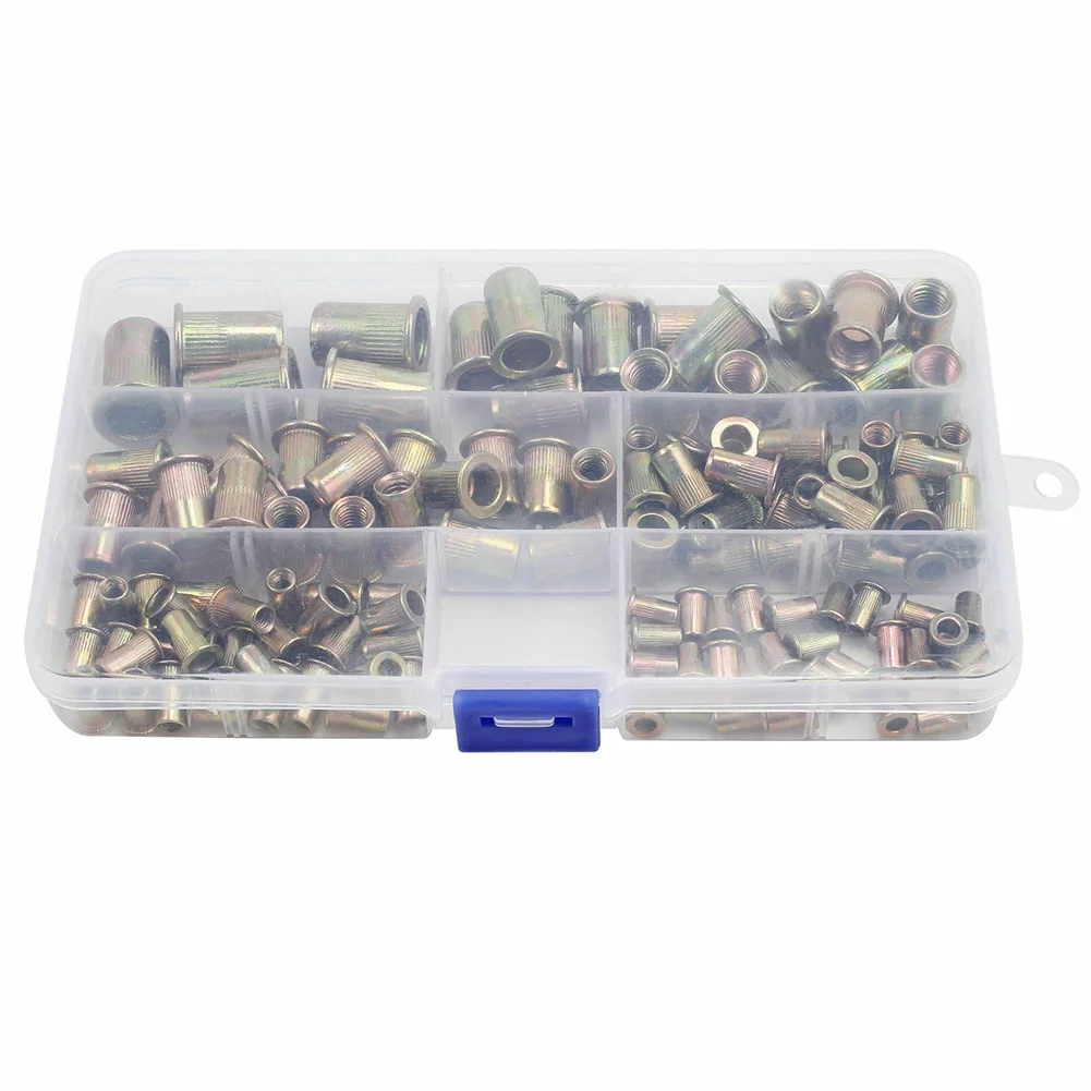 

Riveting Rivet nut M3-M10 150PCS Threaded Insert Tool Kit High Quality