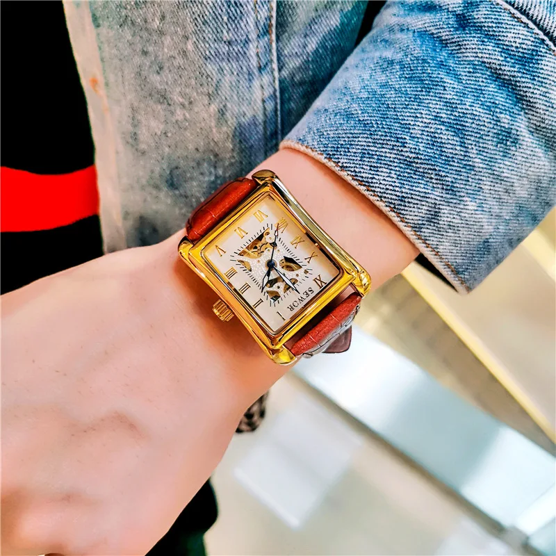 

Light luxury fully automatic mechanical fashion trend waterproof new hollow men's Watch