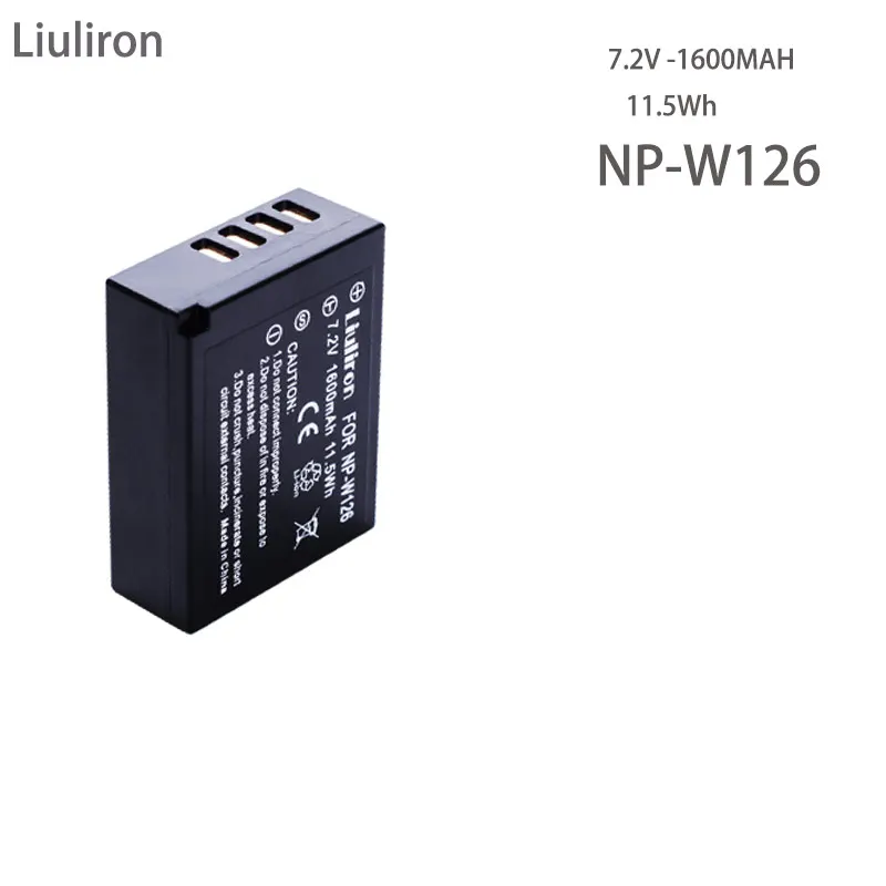 1BATTERY NP-W126 NP W126 NPW126 Батарея+ TYPE-C Зарядное устройство для ЖК-дисплея с подсветкой Fujifilm X100F X-T10 X-T20 X-Pro1 X-Pro2 HS30EXR HS33EXR HS35EXR X-A1 X-A2 - Цвет: 1BATTERY