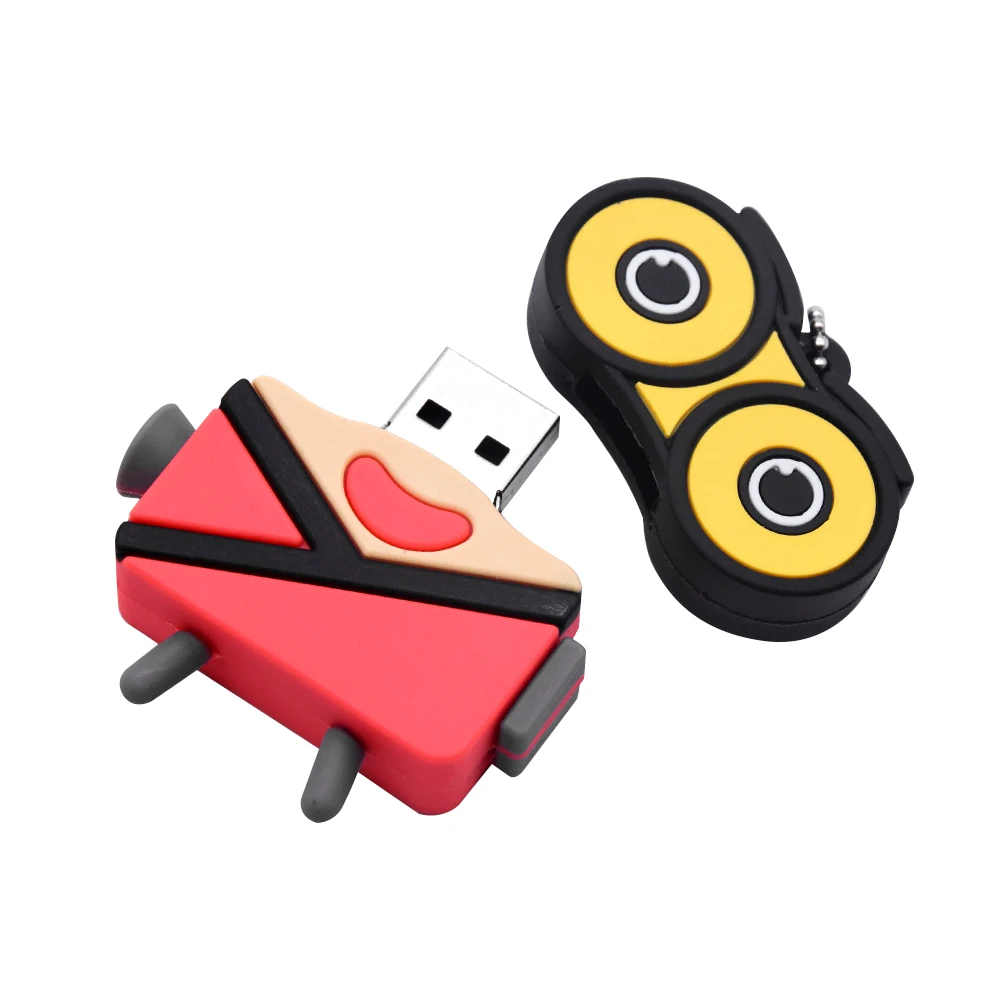 USB флеш-накопитель Big eyes tv для детей 2 0 карта памяти 64 ГБ мультяшная флешка 128 Мб 32