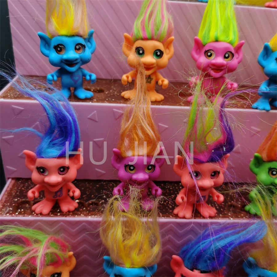 Оригинал 1 шт./3 шт./6 шт./компл. Волшебные волосы Elf длинные Тролль игрушка для