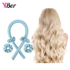 Без тепла бигуди, ролики, лента, мягкая, без тепла, повязка для завивки, сделай сам, волшебный Шелковый бигуди, без повреждений, лента для завивки волос