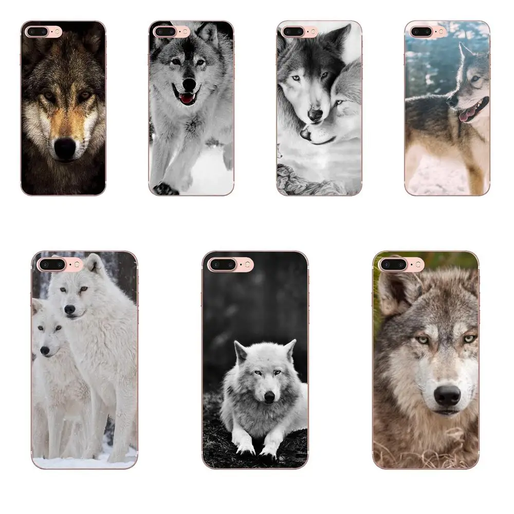 Чехол волк на снегу идеально подходит для Apple iPhone 4 4S 5 5C 5S SE SE2 6 6S 7 8 11 Plus Pro X XS Max XR