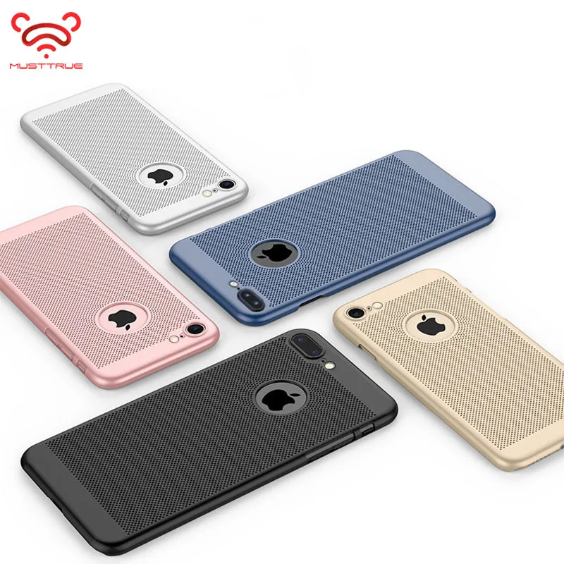 Ультратонкий чехол MUSTTRUE для телефона iPhone 6 6s 7 8 Plus 5 с отводом тепла X XS MAX XR жесткий