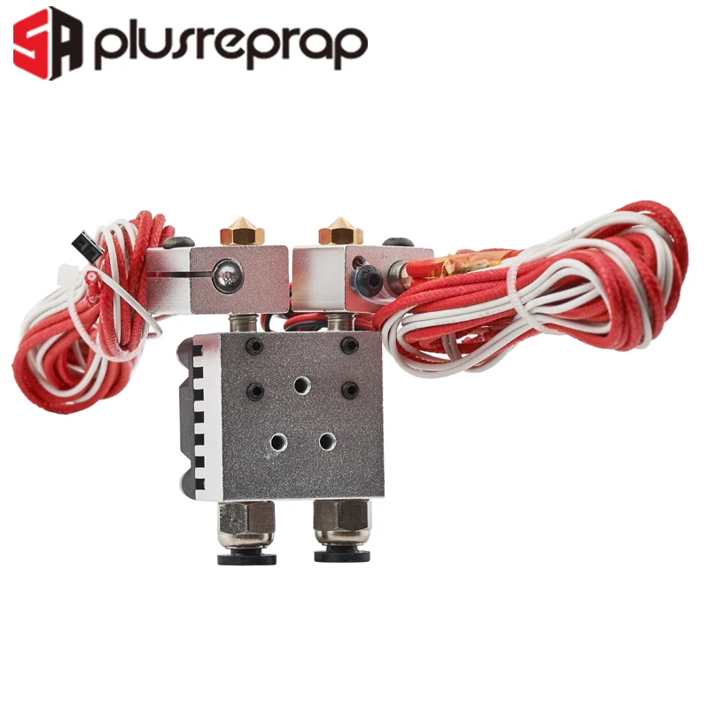 Экструдер Chimera V6 Dual Head Remote Bowden HotEnd с охлаждающим вентилятором 2 в Out