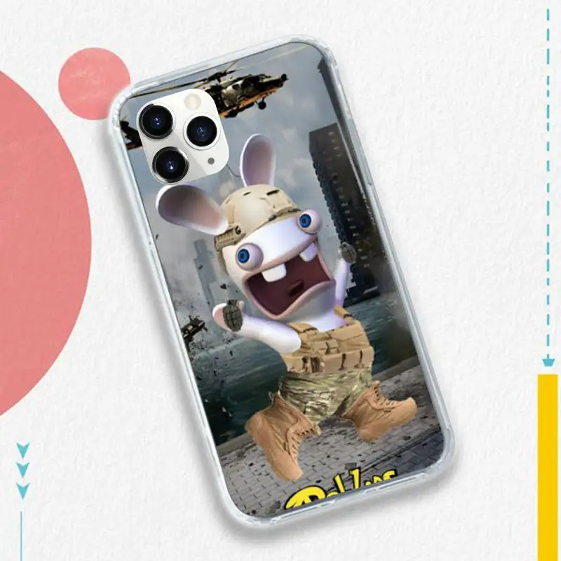 

Crazy Bunn y Rabbids Invasion high quality Phone Case funda for iPhone 11 12 pro XS MAX 8 7 6 6S Plus X 5S SE 2020 XR