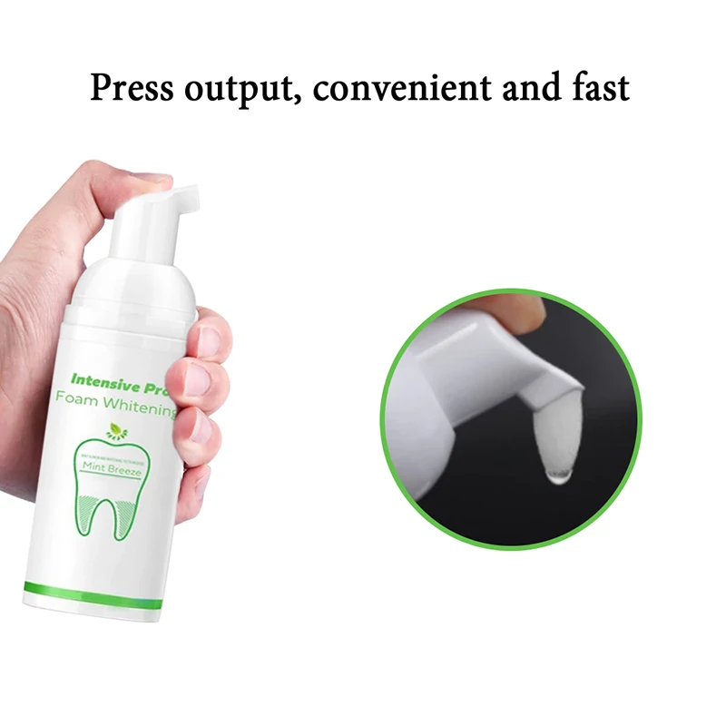 

Mousse Remove Stain Foam Toothpaste Oral Hygiene Whitening Cleaning Brushing Tooth HJL2019