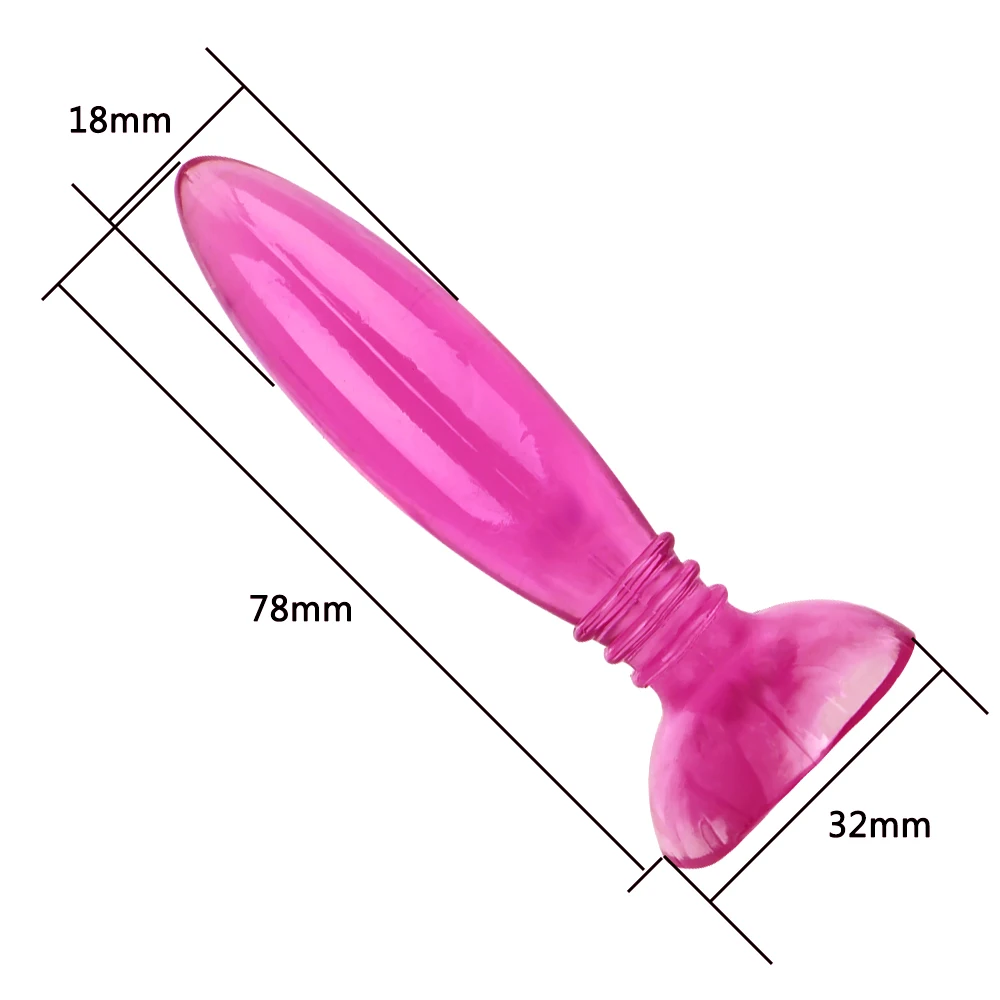 OLO Anal Dildo Masturbation Sex Toys for Men Women Real Skin Feeling Prostate Massager Butt Plug Beginner Jelly | Красота и здоровье