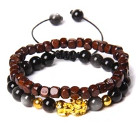natural crystal combination bracelet agate sandalwood beads hand string buddhist six word proverbs beads jewelry bracelet