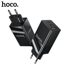 HOCO 65W GaN Charger Fast Charger Quick Charge 4.0 3.0 Type C PD USB Fast Charger for iPhone 12 Pro Max Xiaomi 10 11 For Macbook